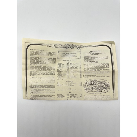 VitaSaver Vintage Kitchen‎ Gadget Stainless Steel Food Steamer Expandable Prop - Picture 8 of 13